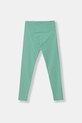 United Colors of Benetton legginsy dziecięce bawełniane z elastanem 3MT1CF02G.G.Stagionale turkusowy SS26