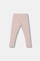 Dziewczynka United Colors of Benetton Legginsy dziecięce bawełniane z elastanem 3MT1GF01L.P.Stagionale różowy