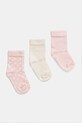 United Colors of Benetton ponožky kojenecké 3-pack růžová 6AO3R700G.G.W.Stagional