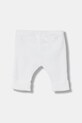 United Colors of Benetton legginsy niemowlęce bawełniane z elastanem 3F1EAF02L.W.Stagionale biały SS26
