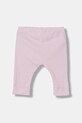 United Colors of Benetton legginsy niemowlęce bawełniane z elastanem 3F1EAF02L.W.Stagionale różowy SS26