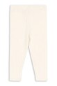 Konges Sløjd legginsy bawełniane dziecięce MINNIE PANTS GOTS KS104378.PreSpring beżowy SS26
