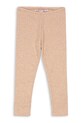 Konges Sløjd legginsy dziecięce ROLI PANTS z elastanem beżowy KS104416.PreSpring
