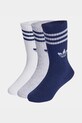 adidas Originals skarpetki dziecięce z bawełną 6-pack granatowy KD8423