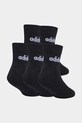 Βαμβακερές παιδικές κάλτσες adidas Performance 5-pack KC6915 μαύρο SS26
