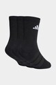 Dječje čarape s pamukom adidas Performance 3-pack JZ0527 crna SS26