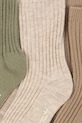 Konges Sløjd skarpetki dziecięce 3 PACK RIB SOCKS KS104612.PPY2 multicolor SS26