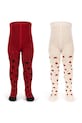 Konges Sløjd detské pančuchy 2 pak LADYBUG JACQUARD TIGHTS červená KS104591.PPY2