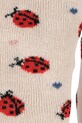 Konges Sløjd rajstopy dziecięce 2 PACK LADYBUG JACQUARD TIGHTS czerwony KS104591.PPY2