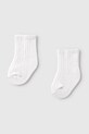 Mayoral Newborn șosete copii 2-pack alb 9050.1J.Newborn.PPY2