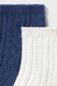 Дитячі шкарпетки Mayoral Newborn 2-pack 9050.1J.Newborn.PPY2 темно-синій SS26