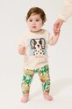 Bobo Choses legginsy niemowlęce Color Herbalist wzorzyste zielony 126AB065