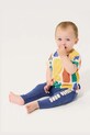Bobo Choses legginsy niemowlęce Bobo Choses Modern z elastanem niebieski 126AB115