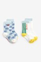 Bobo Choses skarpetki niemowlęce 2-pack niebieski 126AH017