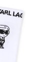 Chlapec Detské bavlnené ponožky Karl Lagerfeld Z31204 biela