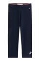 Tommy Hilfiger legginsy niemowlęce z bawełną granatowy KN0KN02392.PPY2