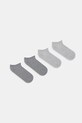 United Colors of Benetton čarape za djecu 4-pack siva 6GRDR7002.G.Stagionale