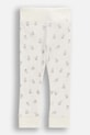 Coccodrillo legginsy dziecięce bawełniane beżowy WC6122103HUN