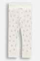 Coccodrillo legginsy dziecięce bawełniane WC6122103HUN beżowy SS26