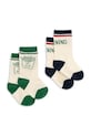 Konges Sløjd ponožky dětské 2 PACK RIB FRIES SOCKS 2-pack KS105227.PPY2 béžová SS26