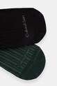 Calvin Klein skarpety stopki męskie 2-pack 701237872 zielony SS26