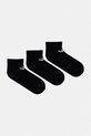 Ponožky Emporio Armani Underwear 3-pack dlouhé ponožky černá EM000550.AF23600