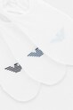 Ponožky Emporio Armani Underwear 3-pack EM000548.AF23600 bílá SS26