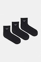 Ponožky Emporio Armani Underwear 3-pak dlhé ponožky čierna EM000551.AF14499