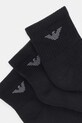 Ponožky Emporio Armani Underwear 3-pak EM000551.AF14499 čierna SS26