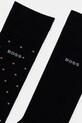 BOSS skarpety męskie 2-pack 50547831 czarny SS26