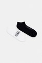 HUGO skarpety stopki męskie 2P AS SPRAY LOGO CC 2-pack czarny 50557147
