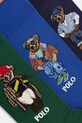 Polo Ralph Lauren BCI COTTON-SSNL BRS GBX-CRW-GFB skarpety męskie 3-pack 449P14712001 multicolor SS26