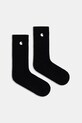 Carhartt WIP Madison Pack Socks skarpety męskie 2-pack czarny I036750.1A5XX