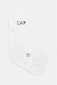 EA7 Emporio Armani skarpety skarpetki długie biały AF18556.7X000324