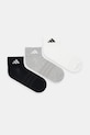 adidas skarpetki 3-pack skarpetki krótkie szary KC9614