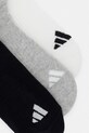 Ponožky adidas 3-pack KC9640 šedá SS26