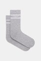 Maison Kitsuné socks all-over print gray QU06401KT1173
