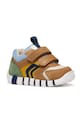 Παιδικά sneakers Geox IUPIDOO υφασμάτινο καφέ B3555D.02214.18.26