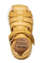 Geox sandały dziecięce skórzane SANDAL MACCHIA B254VA.000CL.18.26 żółty