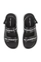 Karl Lagerfeld sandały dziecięce skórzane czarny Z31176.28.35