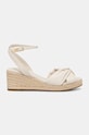 Tommy Hilfiger sandały TH BOW MID CORK WEDGE FW0FW09010 beżowy SS26
