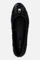 Tommy Hilfiger baleriny skórzane TH QUILTED BALLERINA czarny FW0FW09264