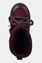 Tommy Hilfiger śniegowce SNOW BOOT WATER REPELLENT bordowy FW0FW09260
