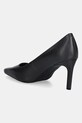 Obuwie Tommy Hilfiger szpilki skórzane TH LOGO LTH PUMP SLANTED HL FW0FW09008 brązowy