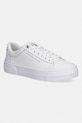 Tommy Hilfiger trampki TH PLATFORM SNEAKER TUMBLED LTR pozostałe biały FW0FW09018
