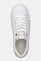 Tommy Hilfiger trampki TH PLATFORM SNEAKER TUMBLED LTR biały FW0FW09018