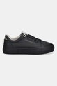 Superge Tommy Hilfiger TH PLATFORM SNEAKER TUMBLED LTR FW0FW09018 črna SS26