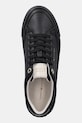 Πάνινα παπούτσια Tommy Hilfiger TH PLATFORM SNEAKER TUMBLED LTR μαύρο FW0FW09018