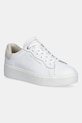 Δερμάτινα αθλητικά παπούτσια Tommy Hilfiger CHIC PLATFORM CUPSOLE SNEAKER δέρμα σαμουά λευκό FW0FW09021