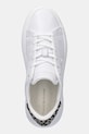 Δερμάτινα αθλητικά παπούτσια Tommy Hilfiger ANIMAL PRINT PLATFORM SNEAKER λευκό FW0FW09023